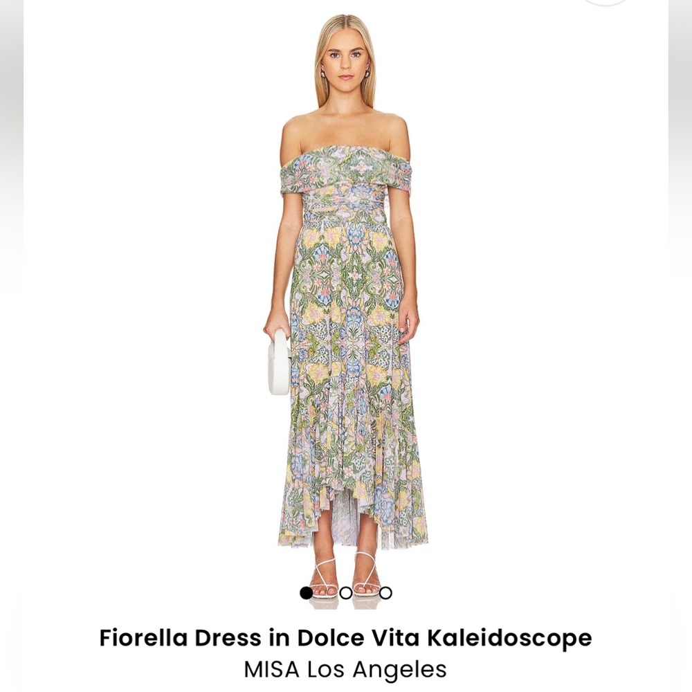 NWT- Misa Los Angeles Fiorella Dress in Dolce vita kaleidoscope
